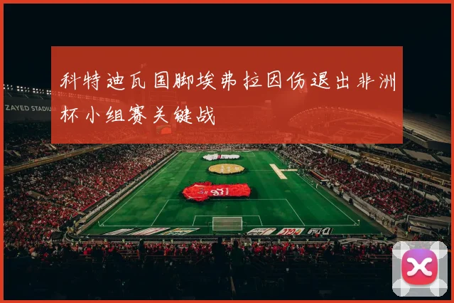 科特迪瓦国脚埃弗拉因伤退出非洲杯小组赛关键战