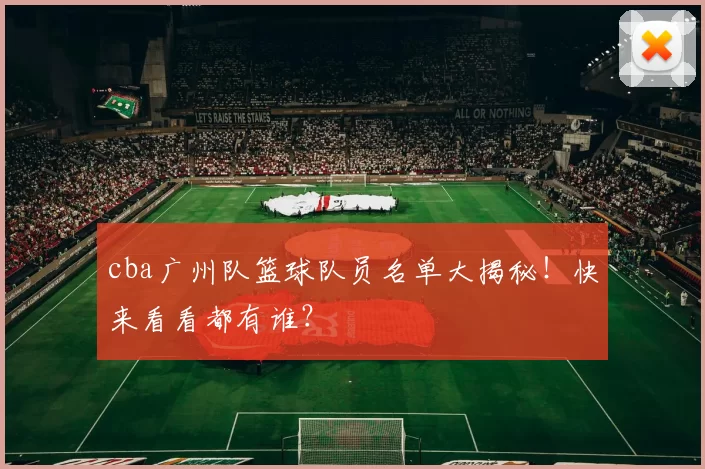 cba广州队篮球队员名单大揭秘！快来看看都有谁？